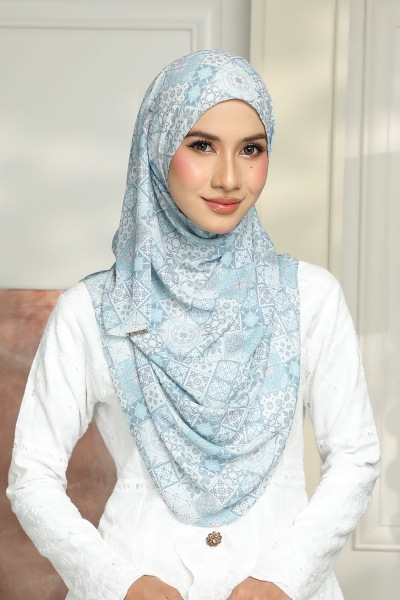 Aralyn Babes Printed Izmir in Baby Blue